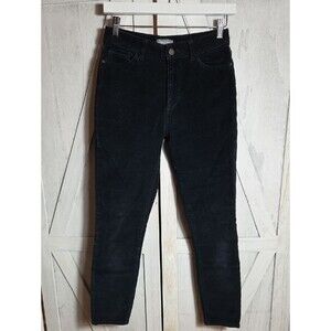 DL1961 Black Corduroy High Rise Skinny Pants Size 26